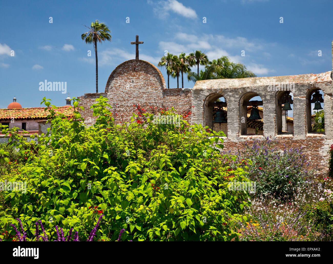 The Mission of San Juan Capistrano Stock Photo