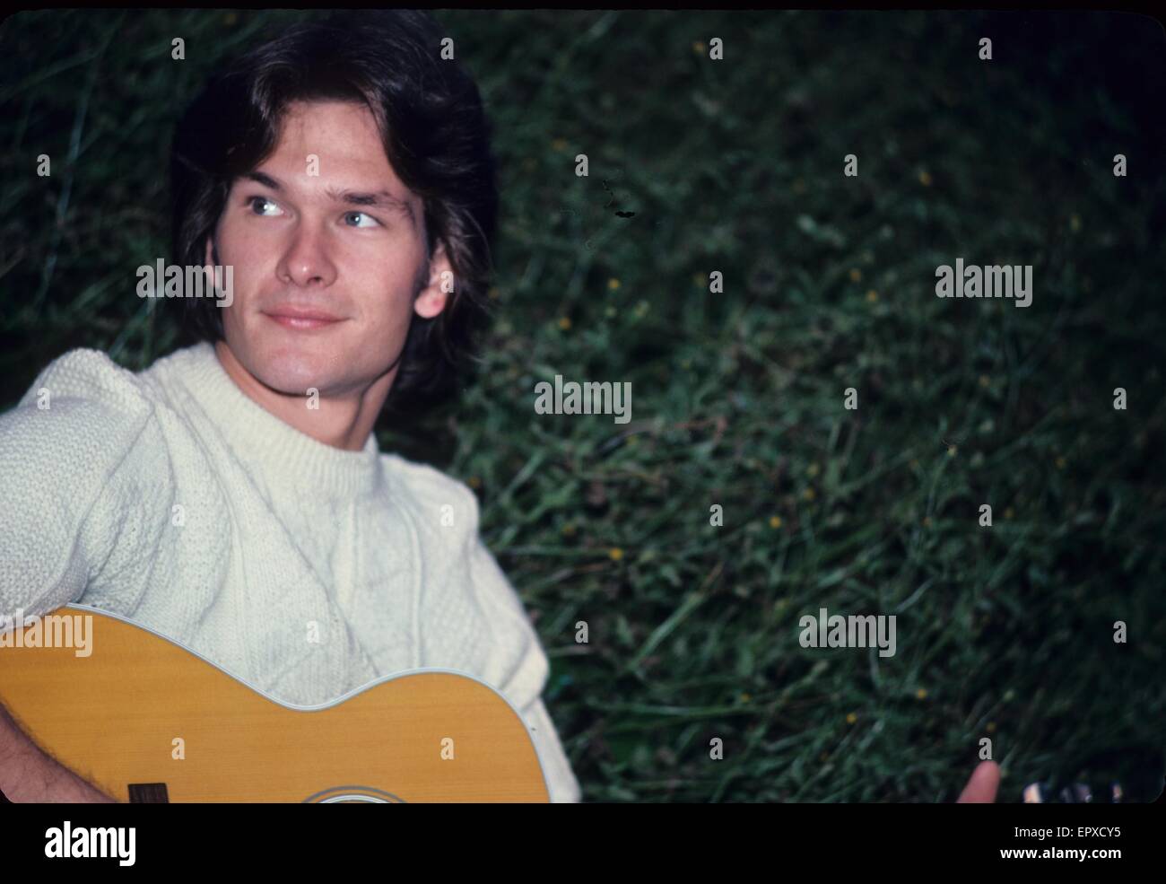 Patrick swayze 1979 bonnie colodzin globe hires stock photography and(08)