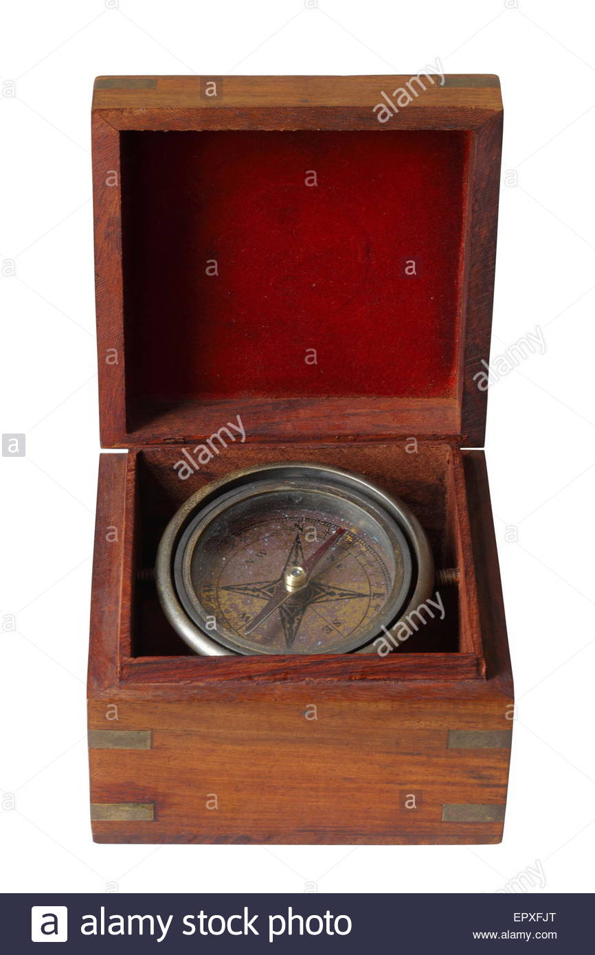 Located In Day Light Macro Metal Old Sailor Photographed Wooden Box Stock Photo Alamy