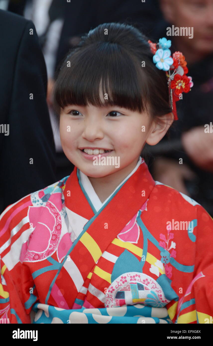 May 14, 2015 - Cannes, France - CANNES, FRANCE - MAY 22: Asaka Seto  attends the 'Little Prince' ('Le Petit Prince') Premiere during the 68th annual Cannes Film Festival on May 22, 2015 in Cannes, France. (Credit Image: © Frederick Injimbert/ZUMA Wire) Stock Photo