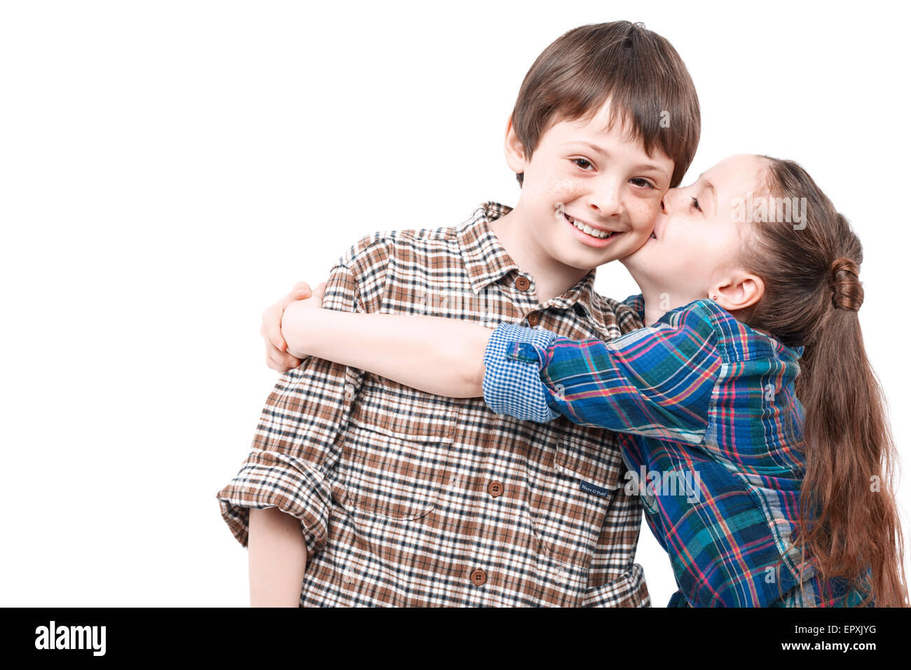 Brother and sister love Stock Photo - Alamy