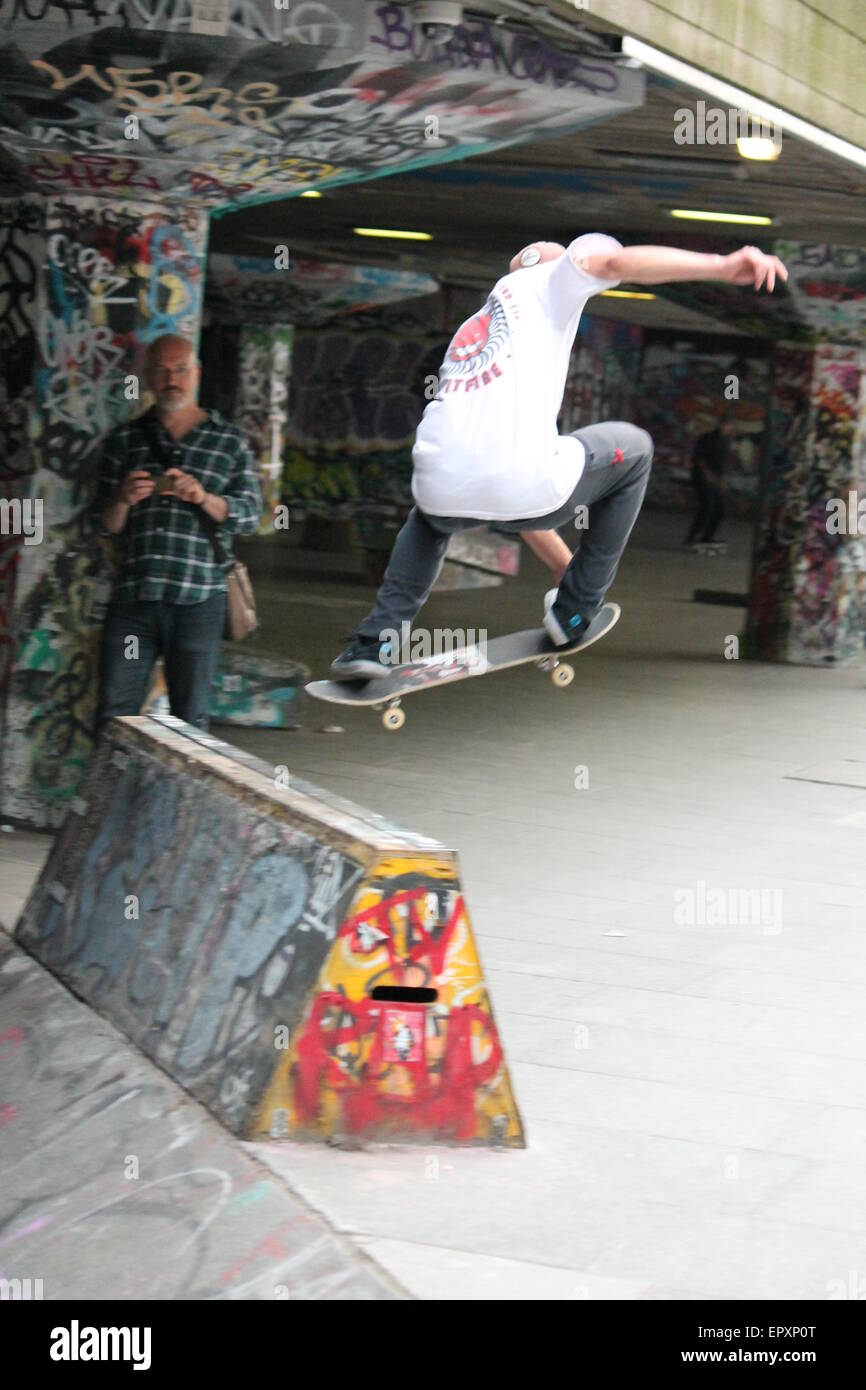 london-uk-june-20-2014-iconic-skate-park-on-southbank-london