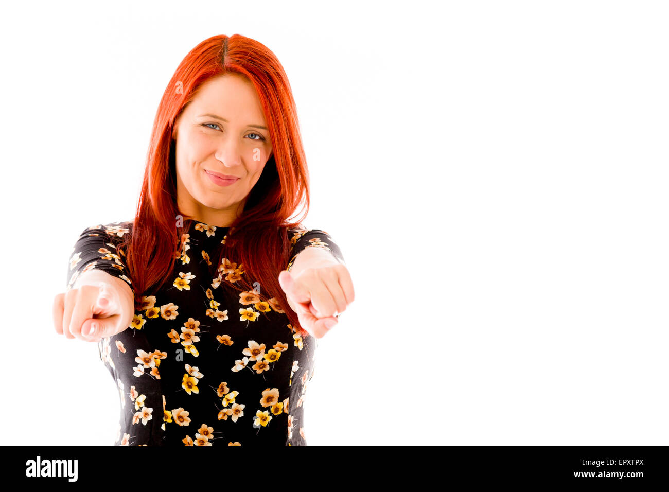 Headshot female model Cut Out Stock Images & Pictures - Alamy
