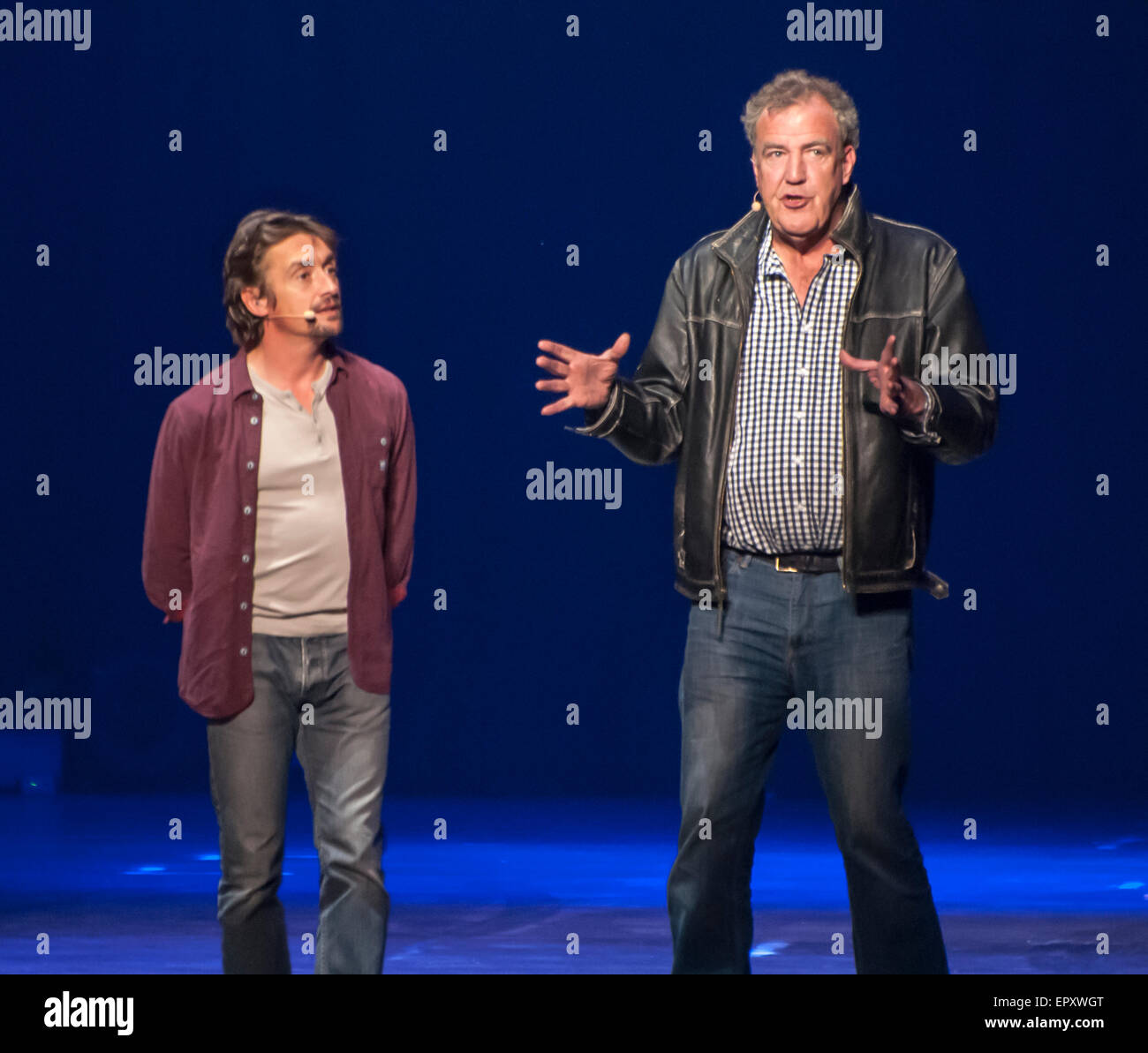 Belfast, Northern Ireland. 22 May 2015 - Clarkson, Hammond and May premier their car show Credit:  Stephen Barnes/Alamy Live News Stock Photo