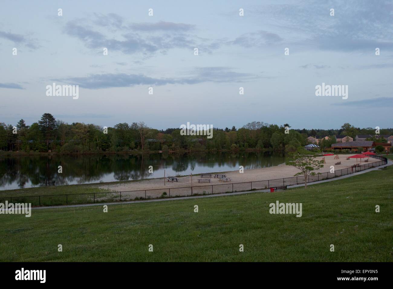 Beach at Nara Park, Acton, Massachusetts Stock Photo Alamy