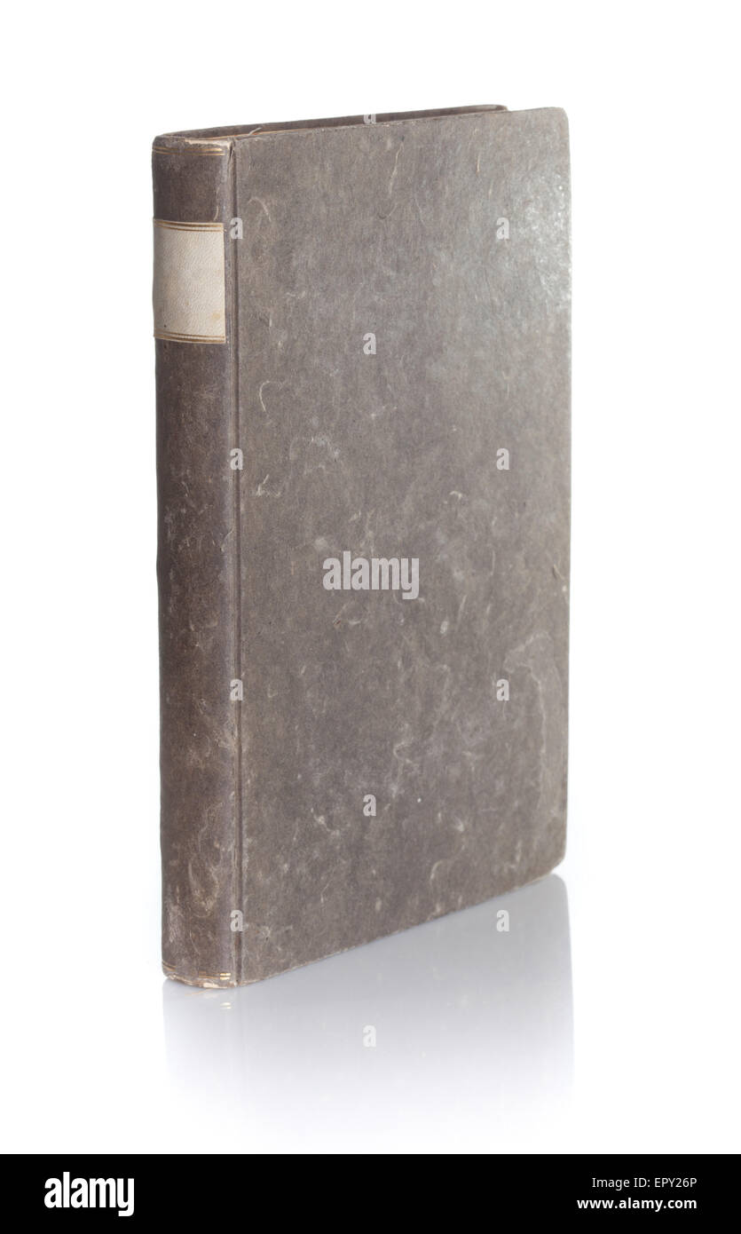 old book isolated on a white background Stock Photo - Alamy