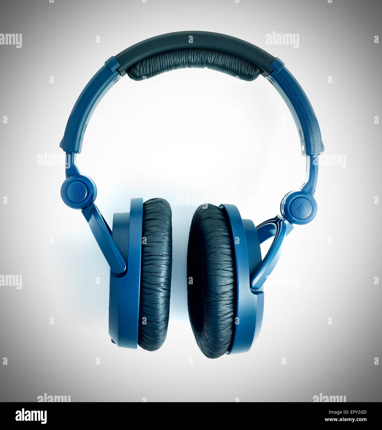 headphones isolated on a white background Stock Photo - Alamy