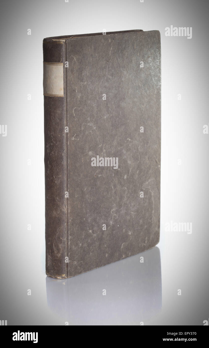 old book isolated on a white background Stock Photo - Alamy