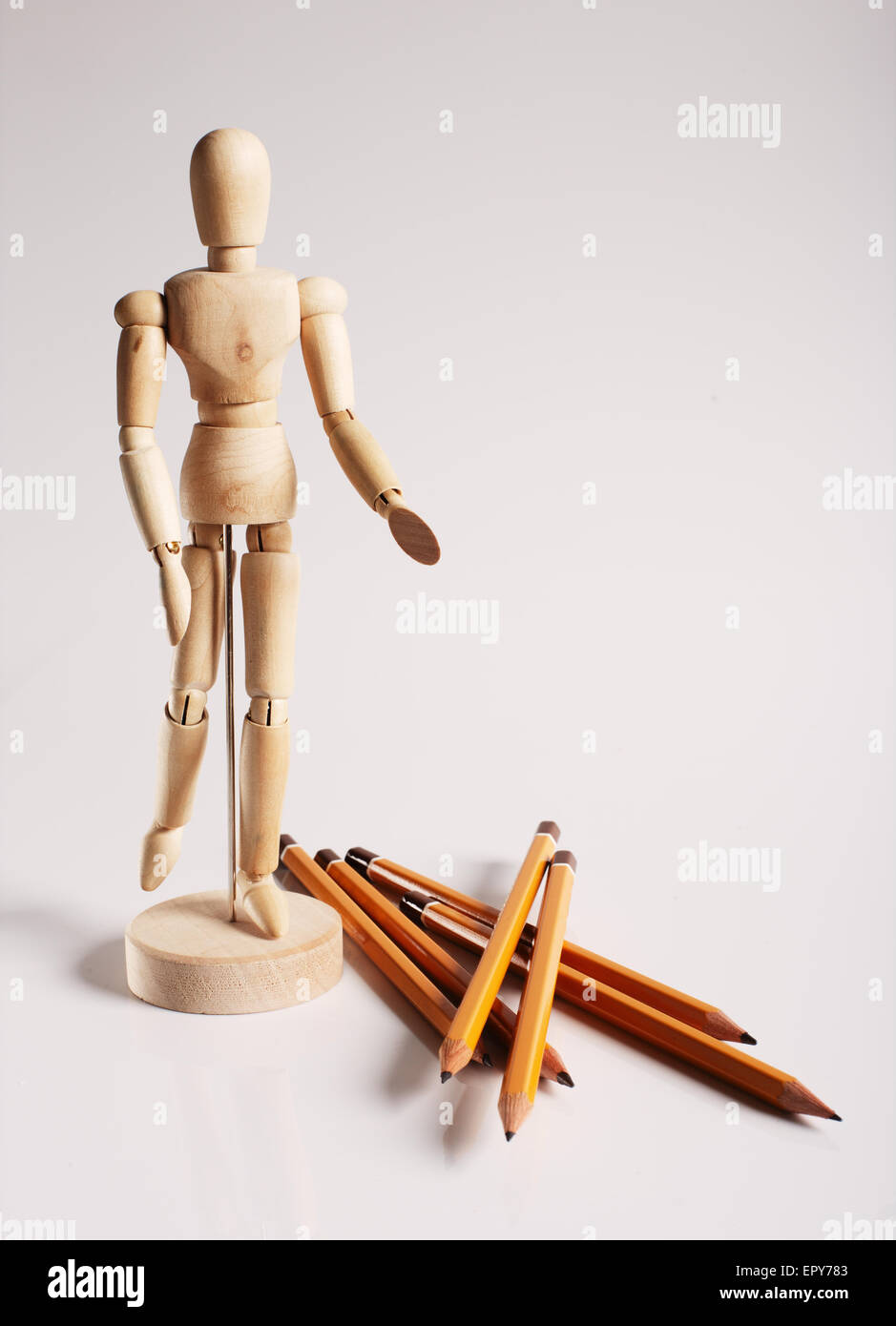 Wooden mannequin hi-res stock photography and images - Alamy