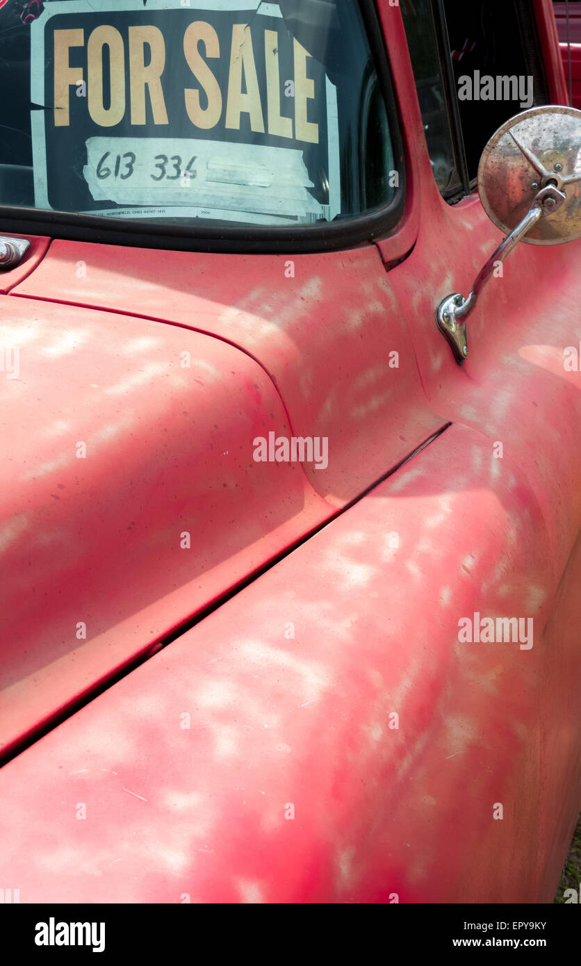 Old car for sale Stock Photo Alamy