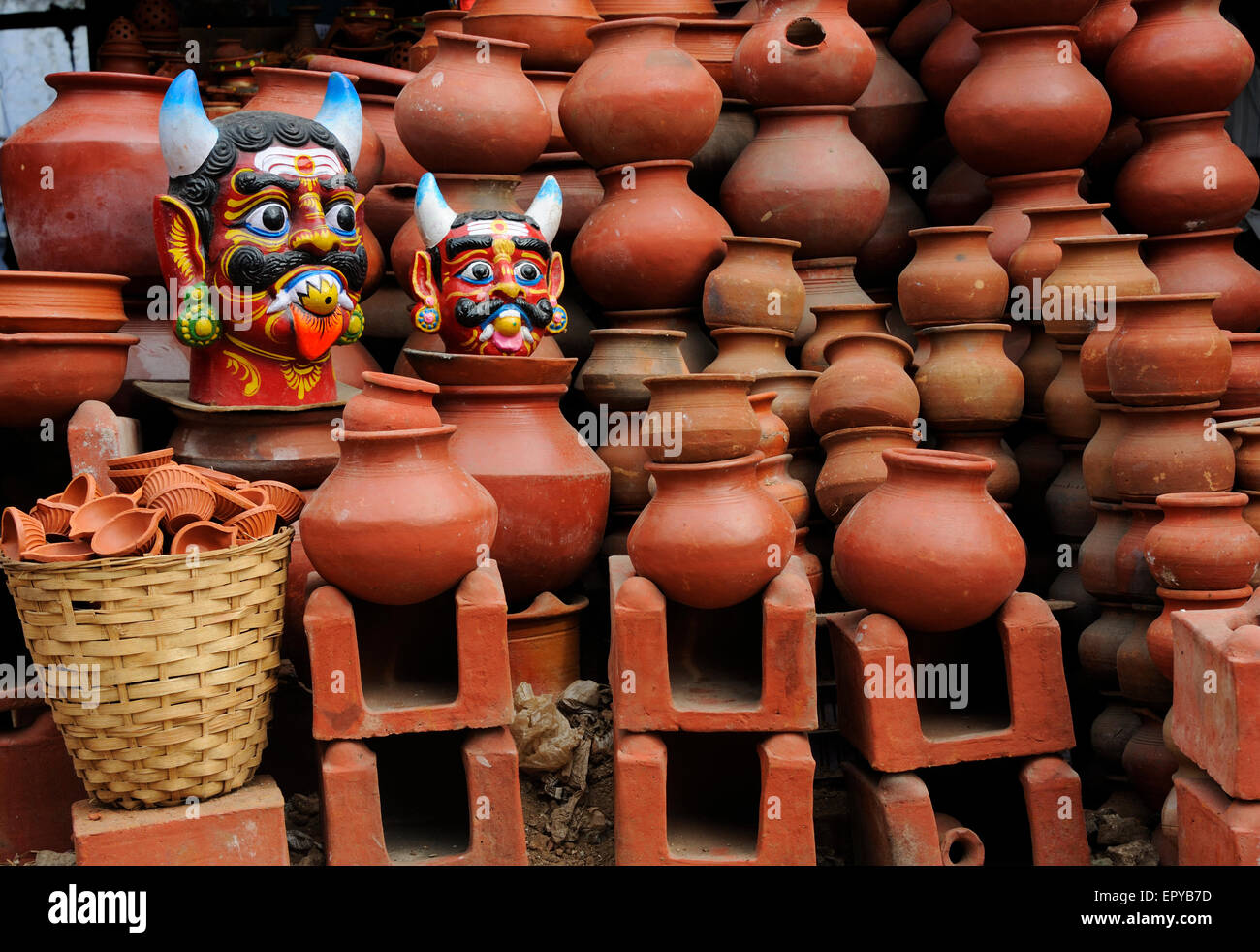 Traditional Indian Pottery High Resolution Stock Photography and Images