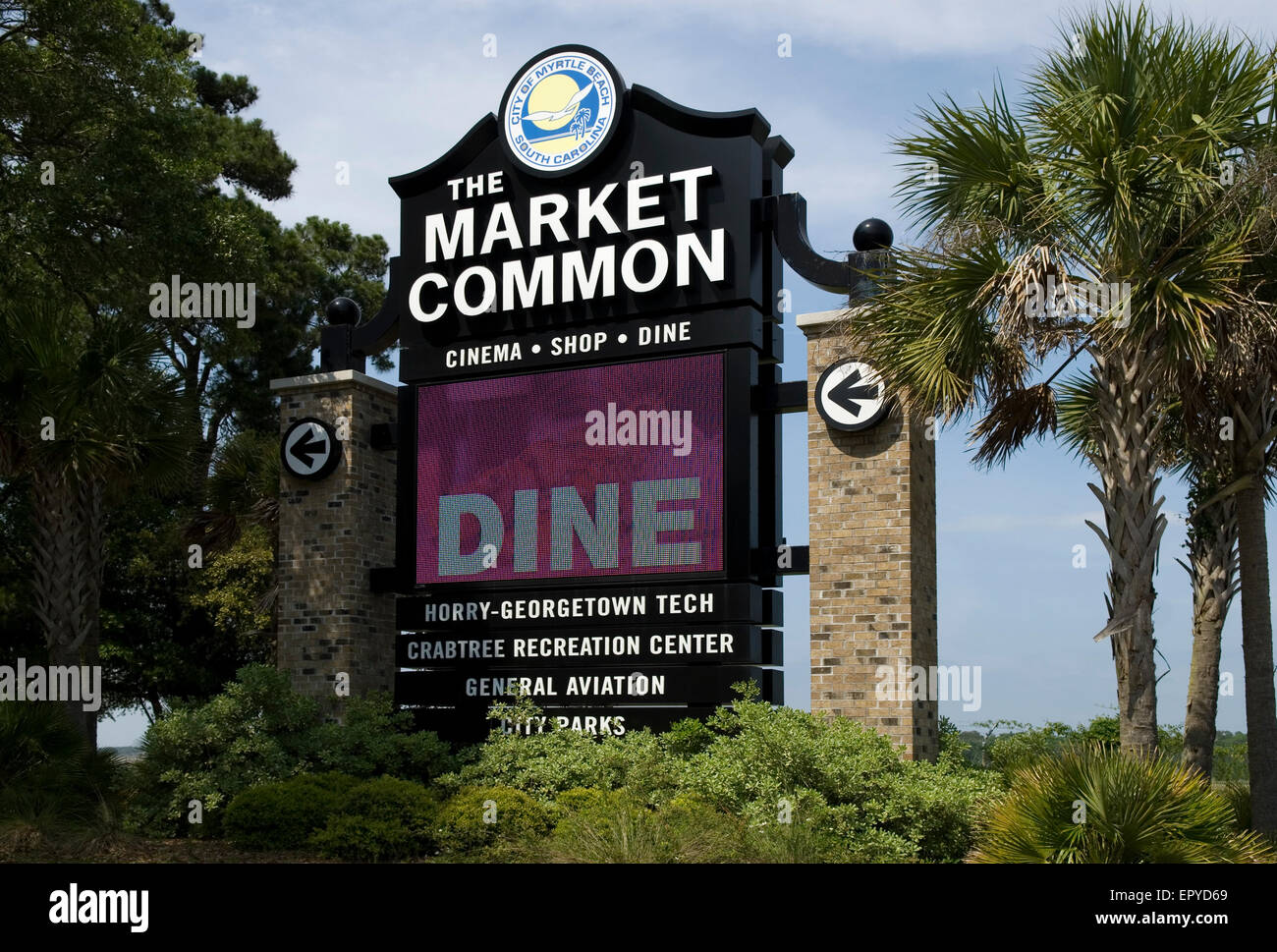 The Market Common Myrtle Beach SC USA Stock Photo