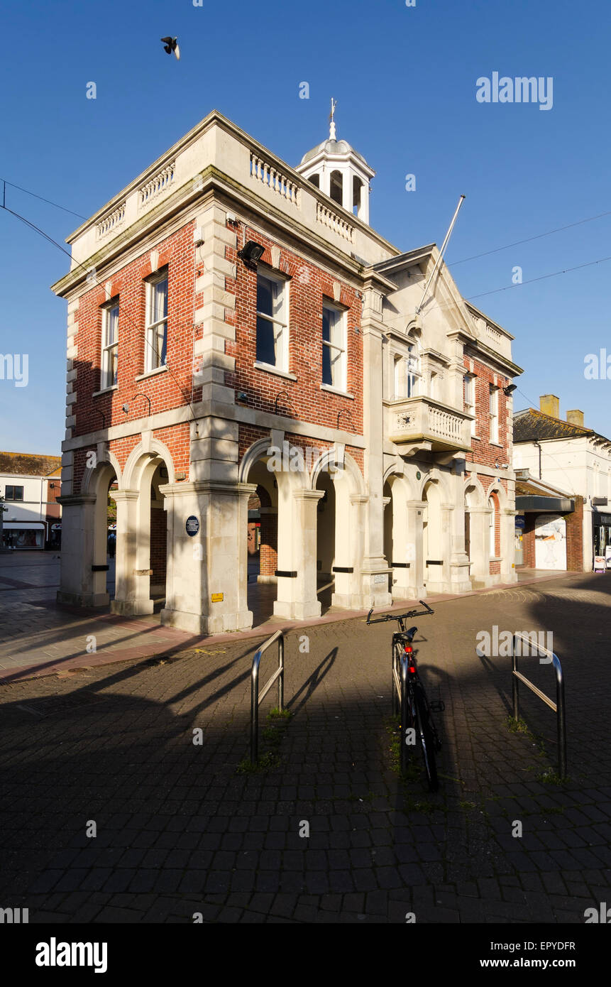 Christchurch  Dorset England UK The Mayor's Parlour and Saxon Square Stock Photo