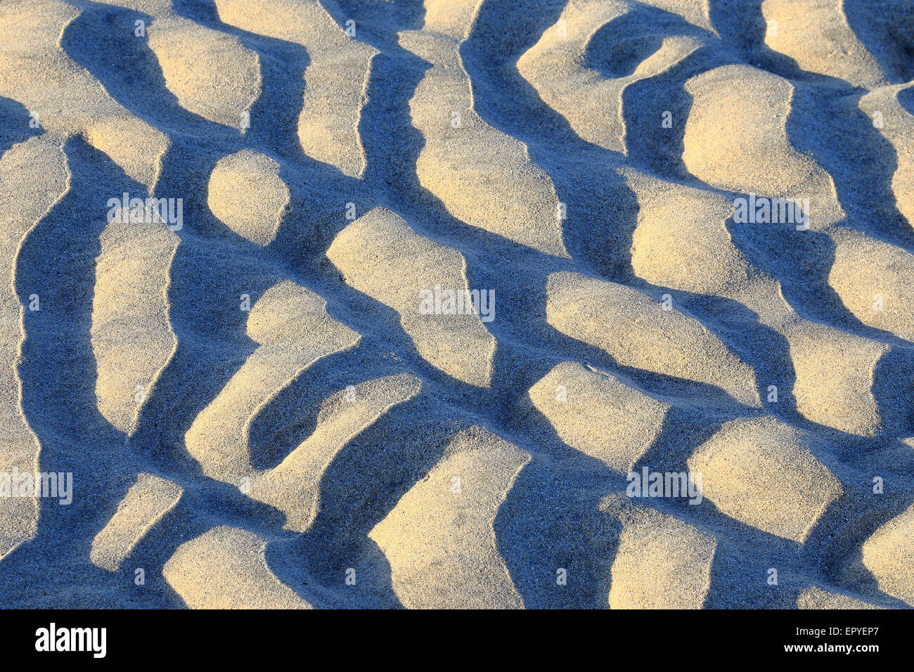 Ripples in the sand, Harris Island, Outer Hebrides, Scotland, United Kingdom Stock Photo