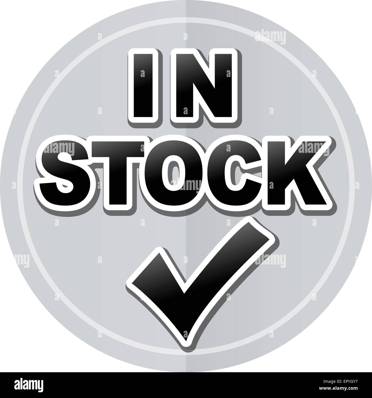 Illustration of availale sticker icon simple design Stock Vector Image ...