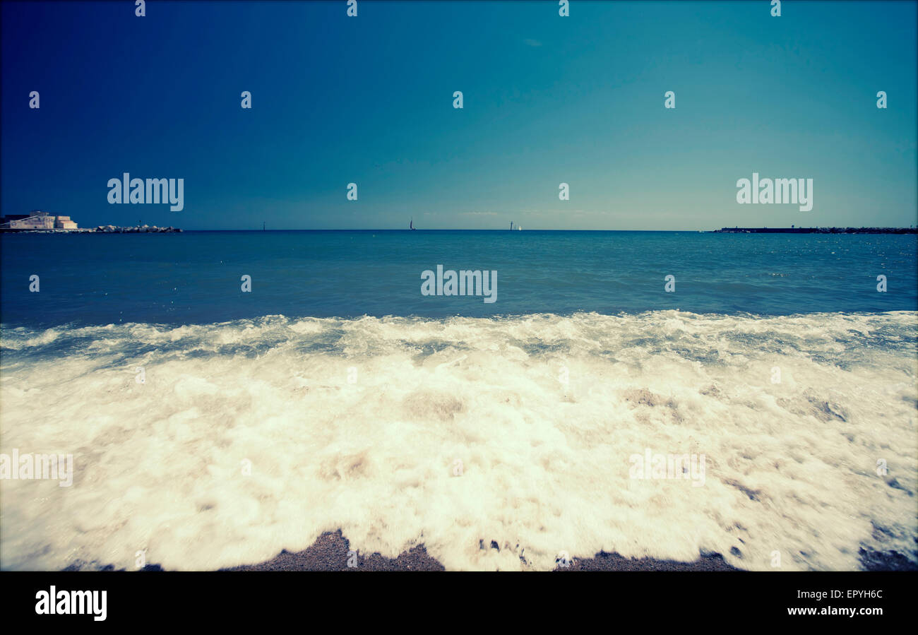 Vintage styled cloudy sky hi-res stock photography and images - Alamy