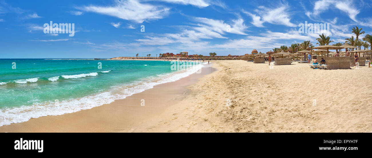 Marsa Alam, beach on Abu Dabbab Bay, Red Sea, Egypt Stock Photo