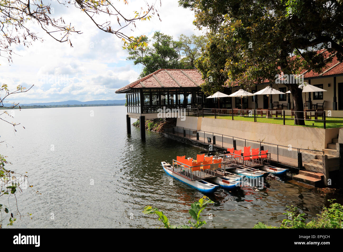 Lake House hotel, Polonnaruwa District, North Central Province, Sri Lanka, Asia Stock Photo