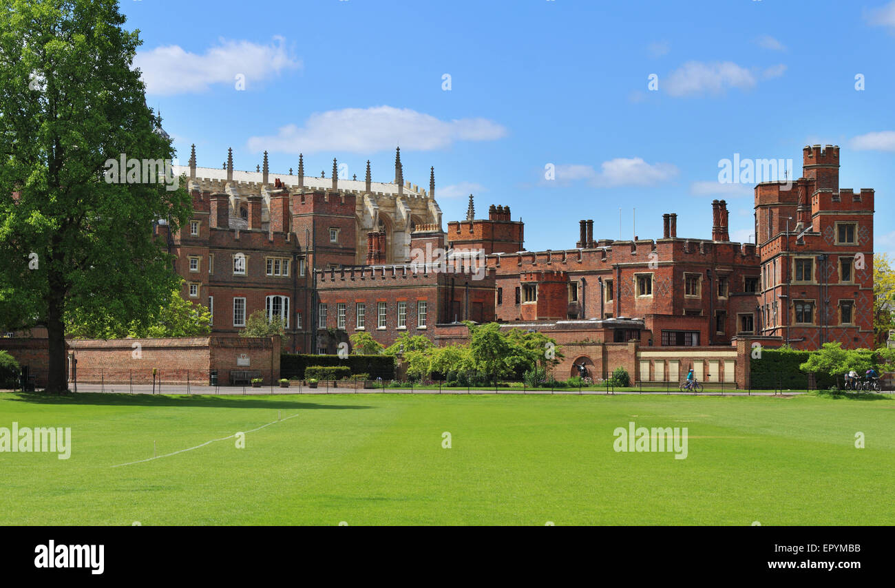 Part of Eton College viewed from playing fields Stock Photo
