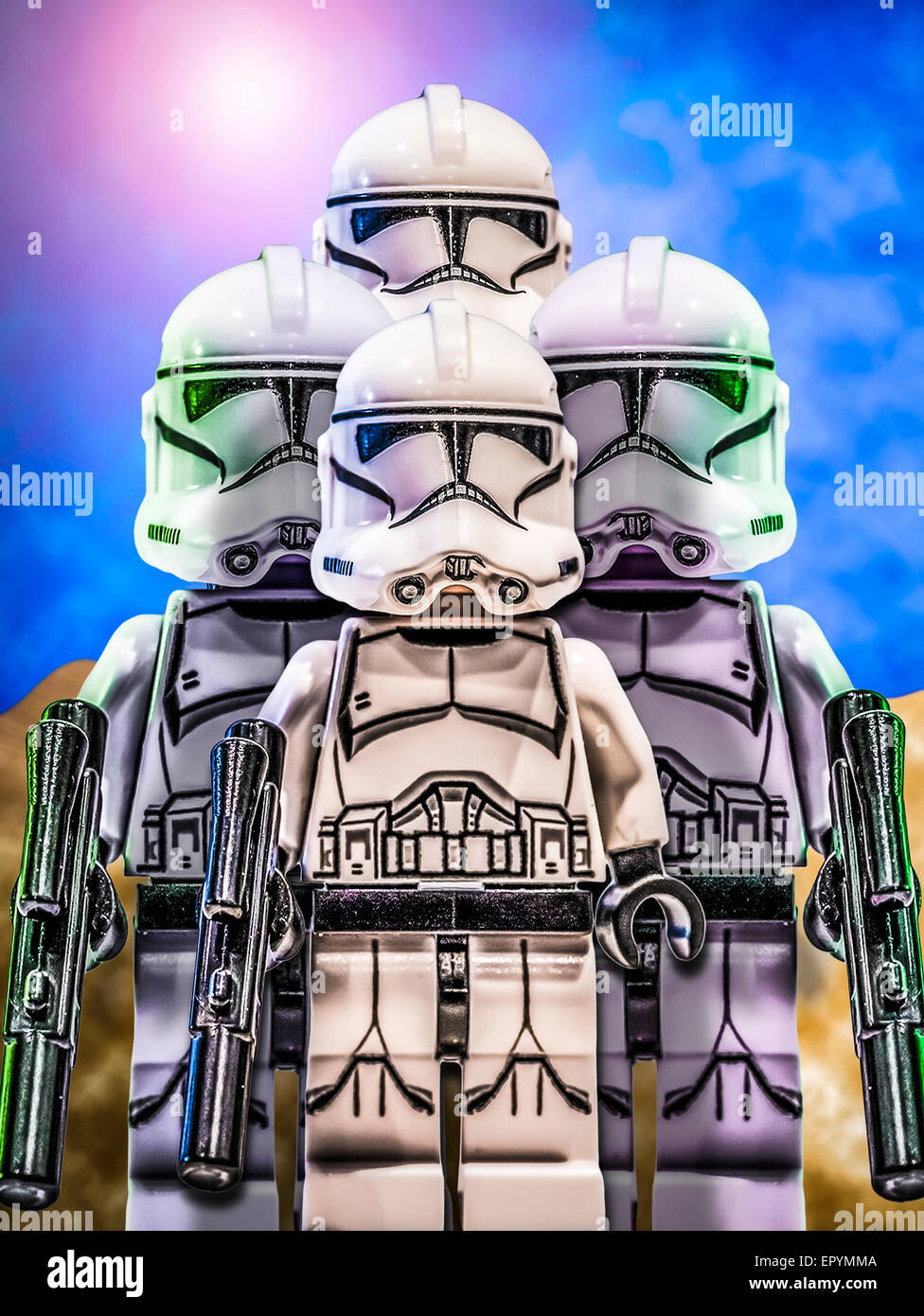 Lego Stormtroopers Action Toys Stock Photo