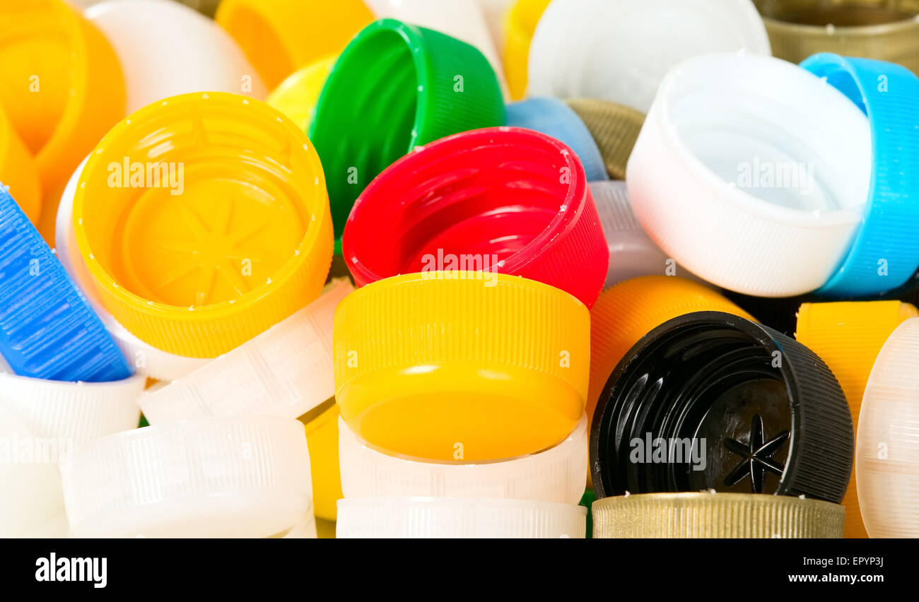 Background made from colorful plastic corks, texture Stock Photo Alamy