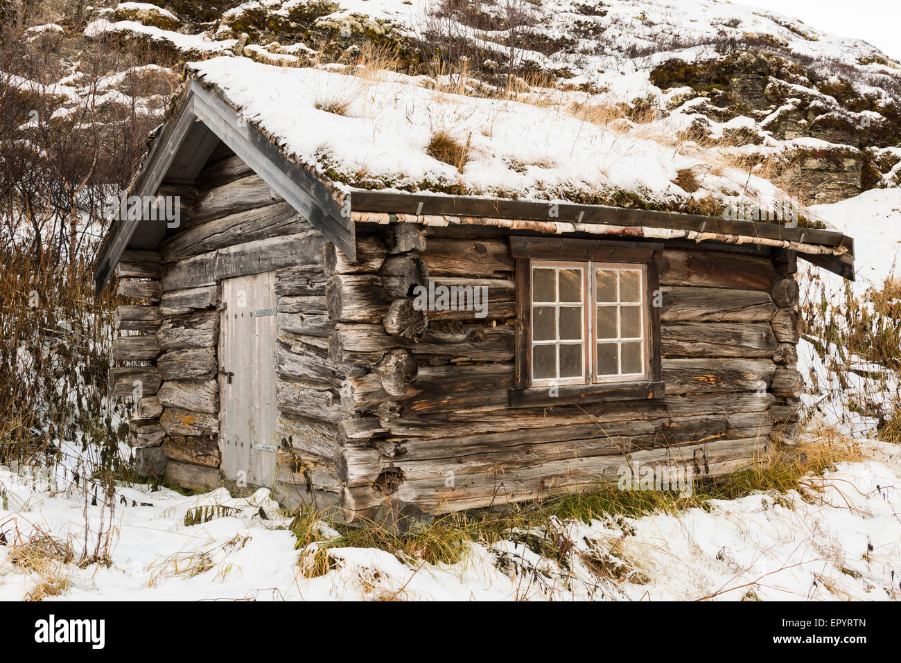 Log Cabin In Snow Stock Photos Log Cabin In Snow Stock Images