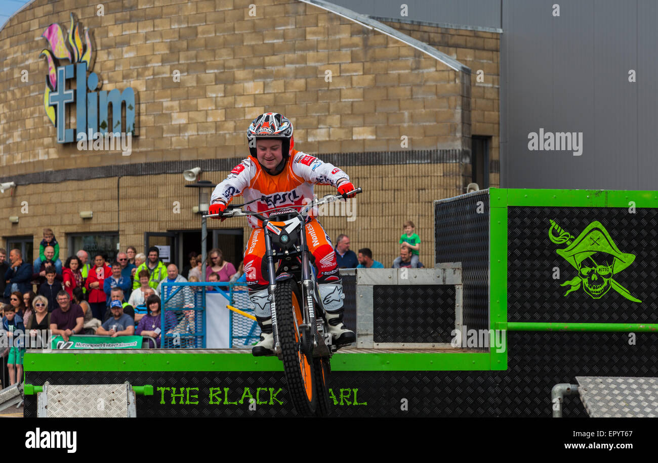 Bangor, Northern Ireland, UK. 23rd May 2015. Classic cars on display