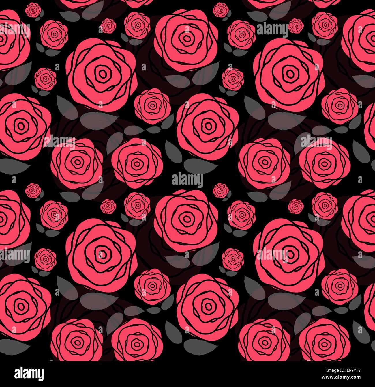 Floral Seamless Pattern Background for Wedding and Birthday. Vec Stock ...