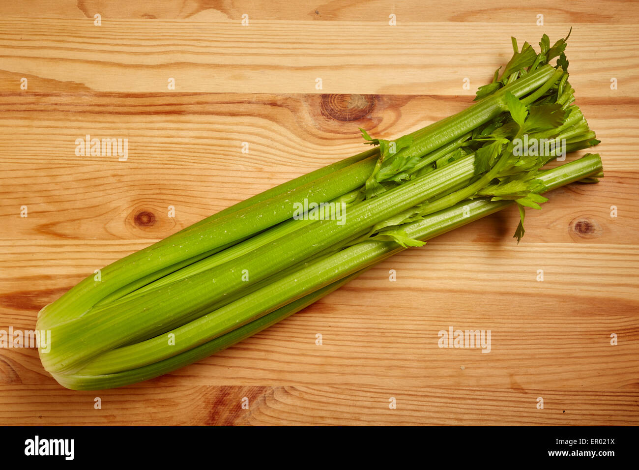 a head of American celery Stock Photo