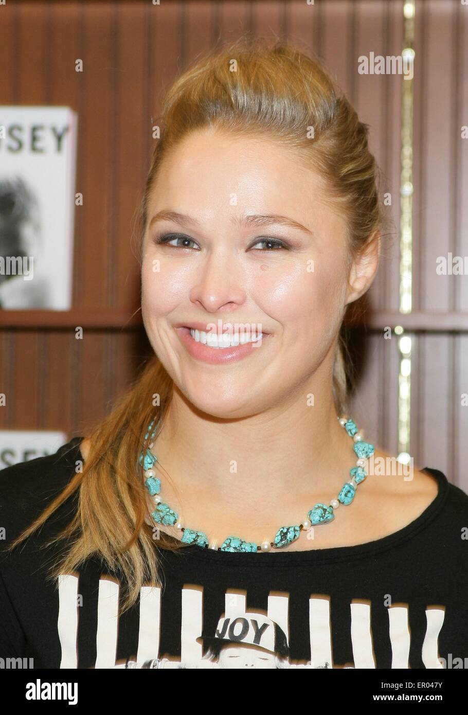 Las Vegas, NV, USA. 23rd May, 2015. Ronda Rousey at in-store appearance for Olympic Medallist Ronda Rousey Booksigning for MY FIGHT/YOUR FIGHT, Barnes and Noble Book Store, Las Vegas, NV May 23, 2015. Credit:  James Atoa/Everett Collection/Alamy Live News Stock Photo