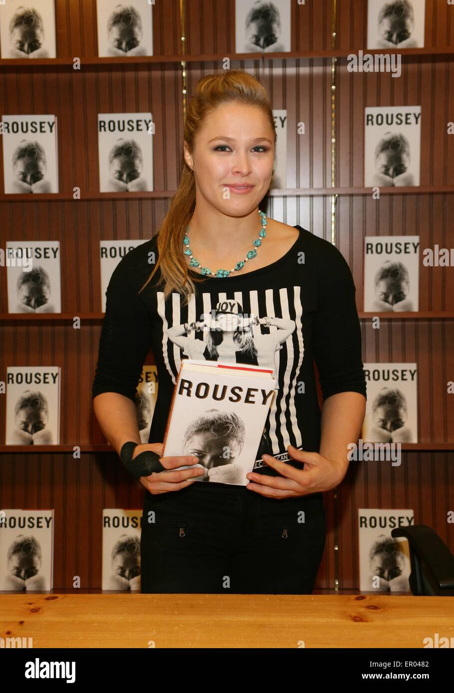 Las Vegas Nv Usa 23rd May 2015 Ronda Rousey At In Store Stock