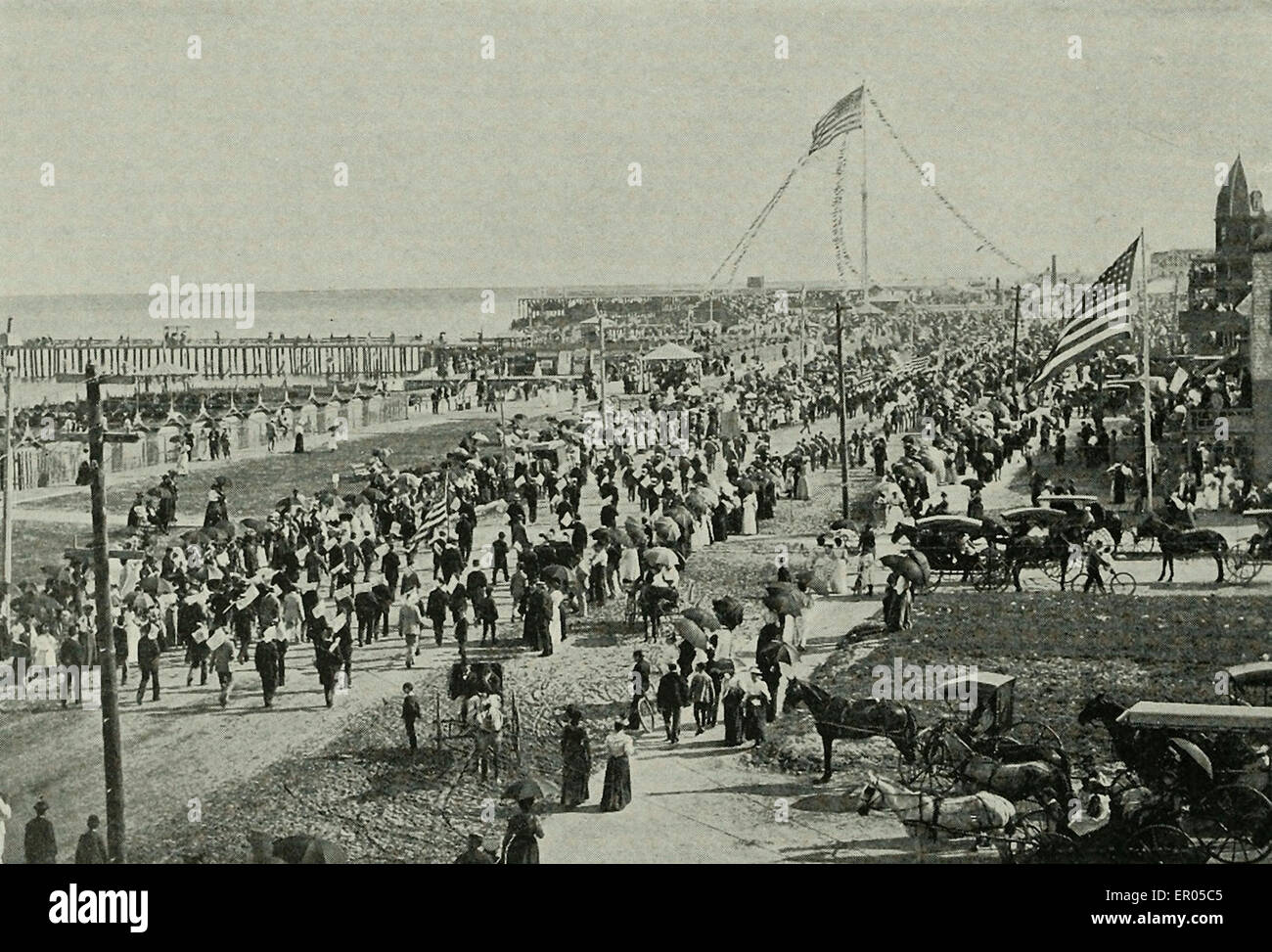 American Mechanics Parade on Ocean Avenue in Asbury Park, NJ, 1902