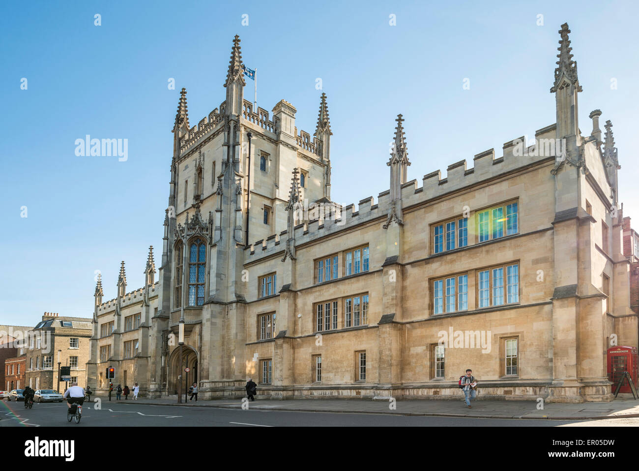 The Pitt Building, Cambridge UK is a conference venue that was previously home to Cambridge University Press Stock Photo