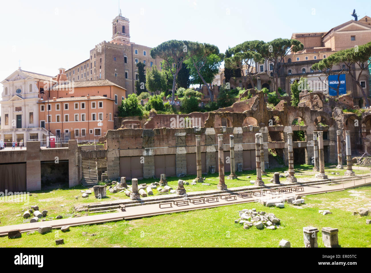 The Roman Forum and Palatine Hill, Rome Stock Photo - Alamy