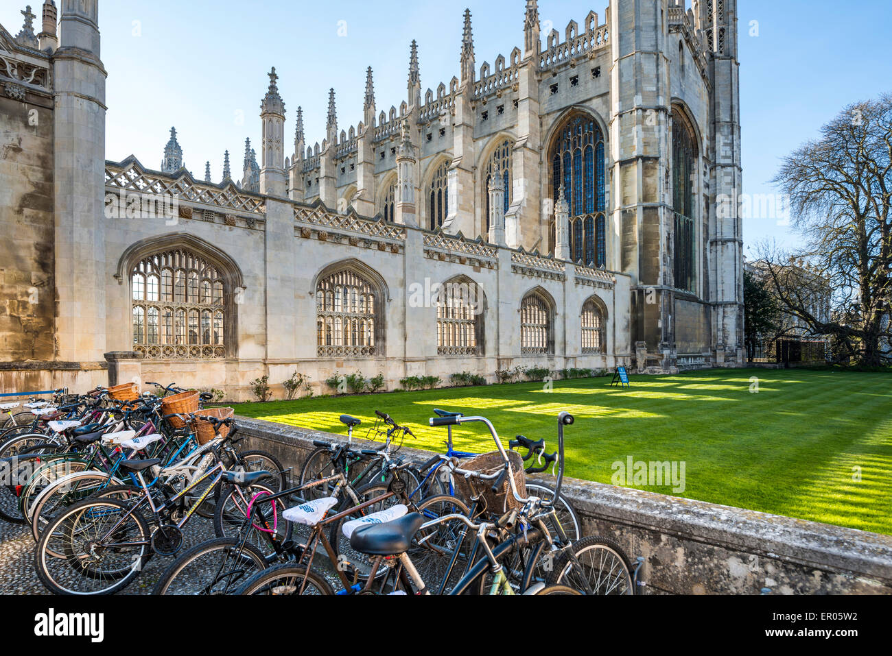 King's College is a college of the University of Cambridge, UK Stock Photo