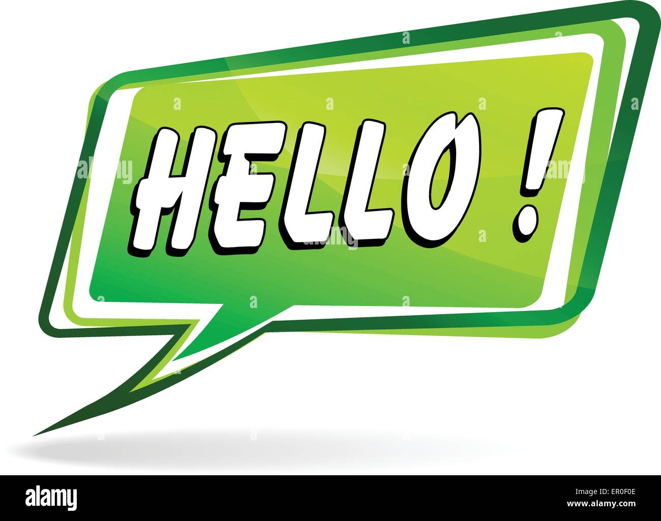 Bubble Hello Word Icon Illustration Hi Res Stock Photography And Images