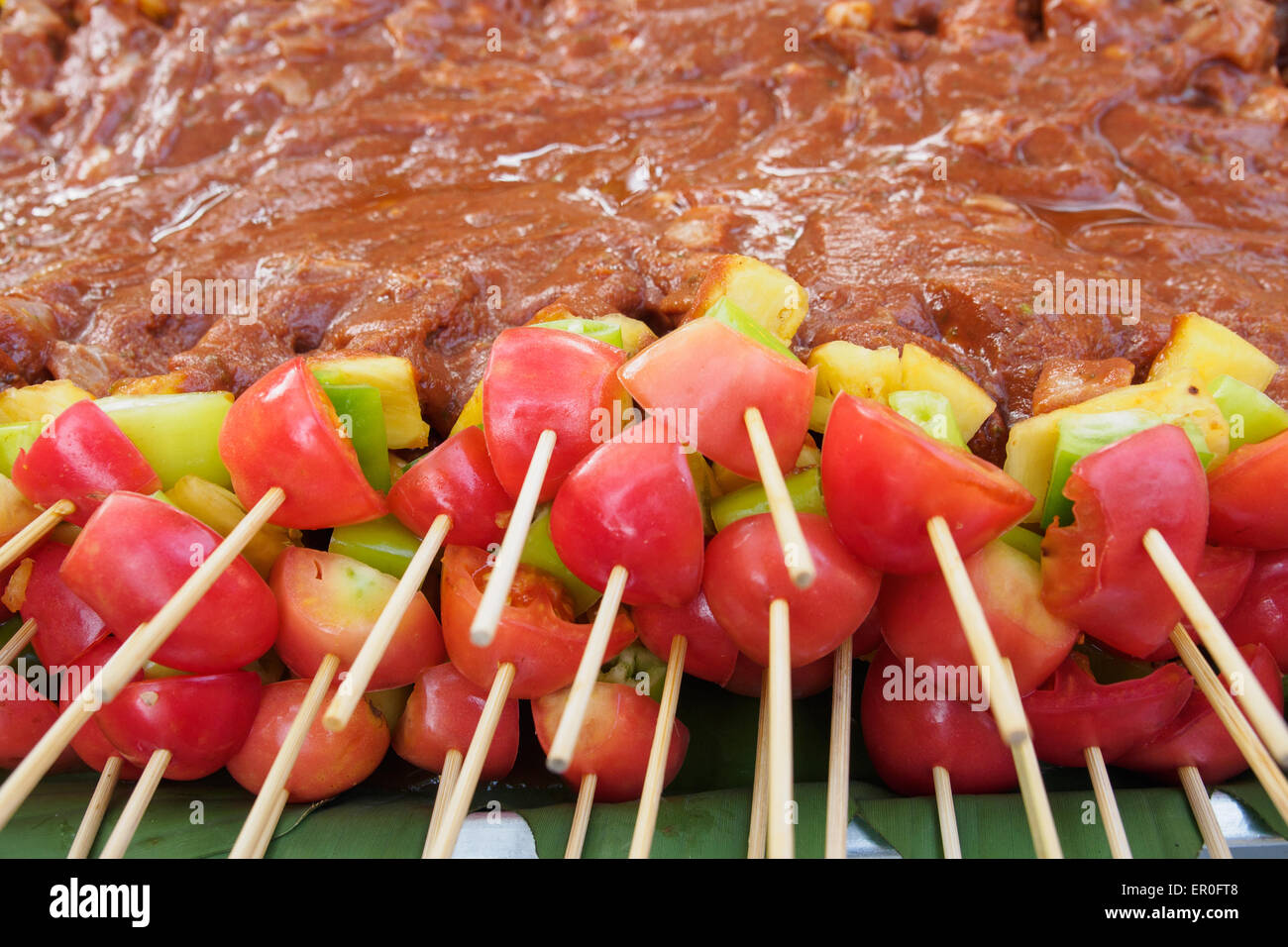 prepare barbecue for grilling Stock Photo