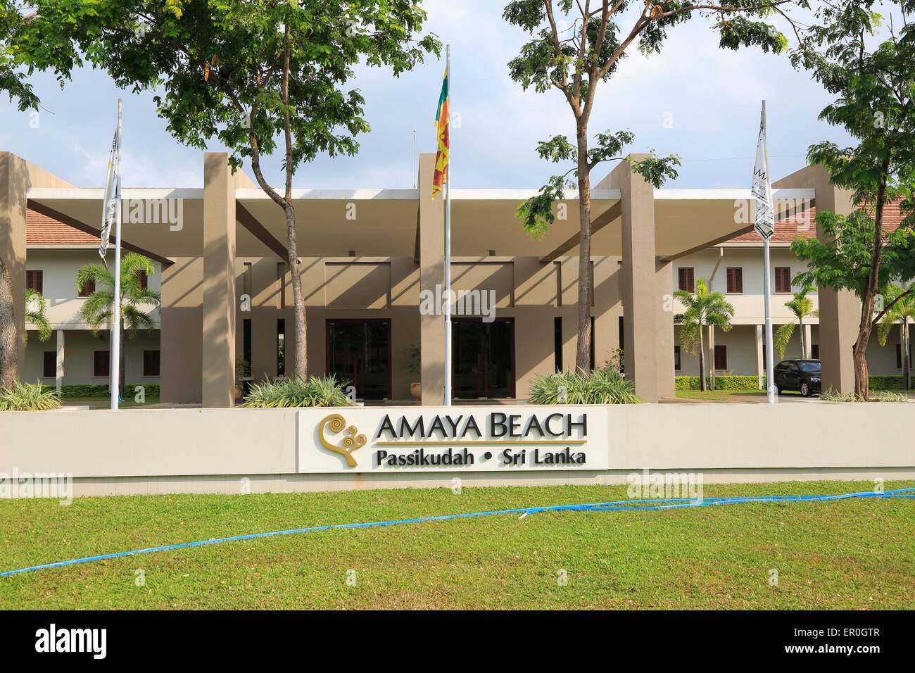 Amaya Beach Resort and Spa hotel, Pasikudah Bay, Eastern Province, Sri Lanka, Asia Stock Photo