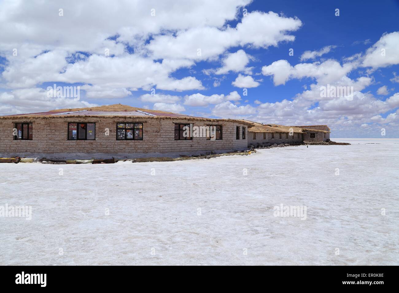 Salt Hotel On The Salt Flats At Salar De Uyuni Bolivia South America 