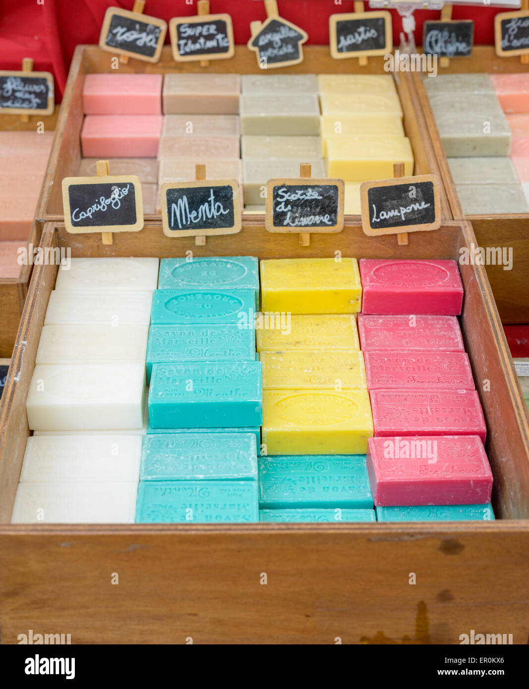 square soap colorful and fragrant with many fragrances Stock Photo Alamy