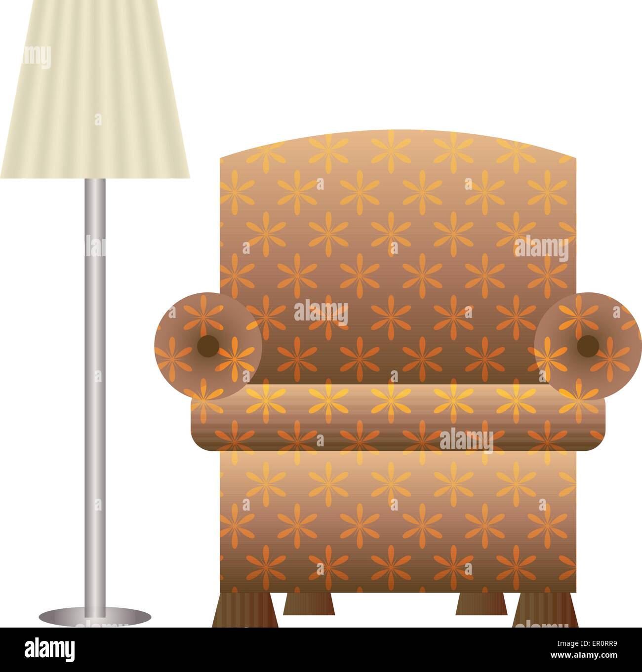 3d Render of a Chair Stock Vector Image & Art - Alamy