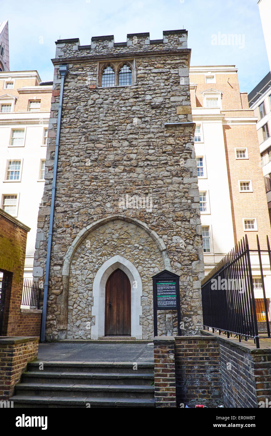 Tower Of All Hallows Staining Mark Lane City Of London UK Stock Photo