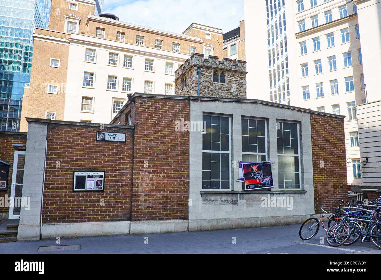 St Olave Church Hall Mark Lane City Of London UK Stock Photo