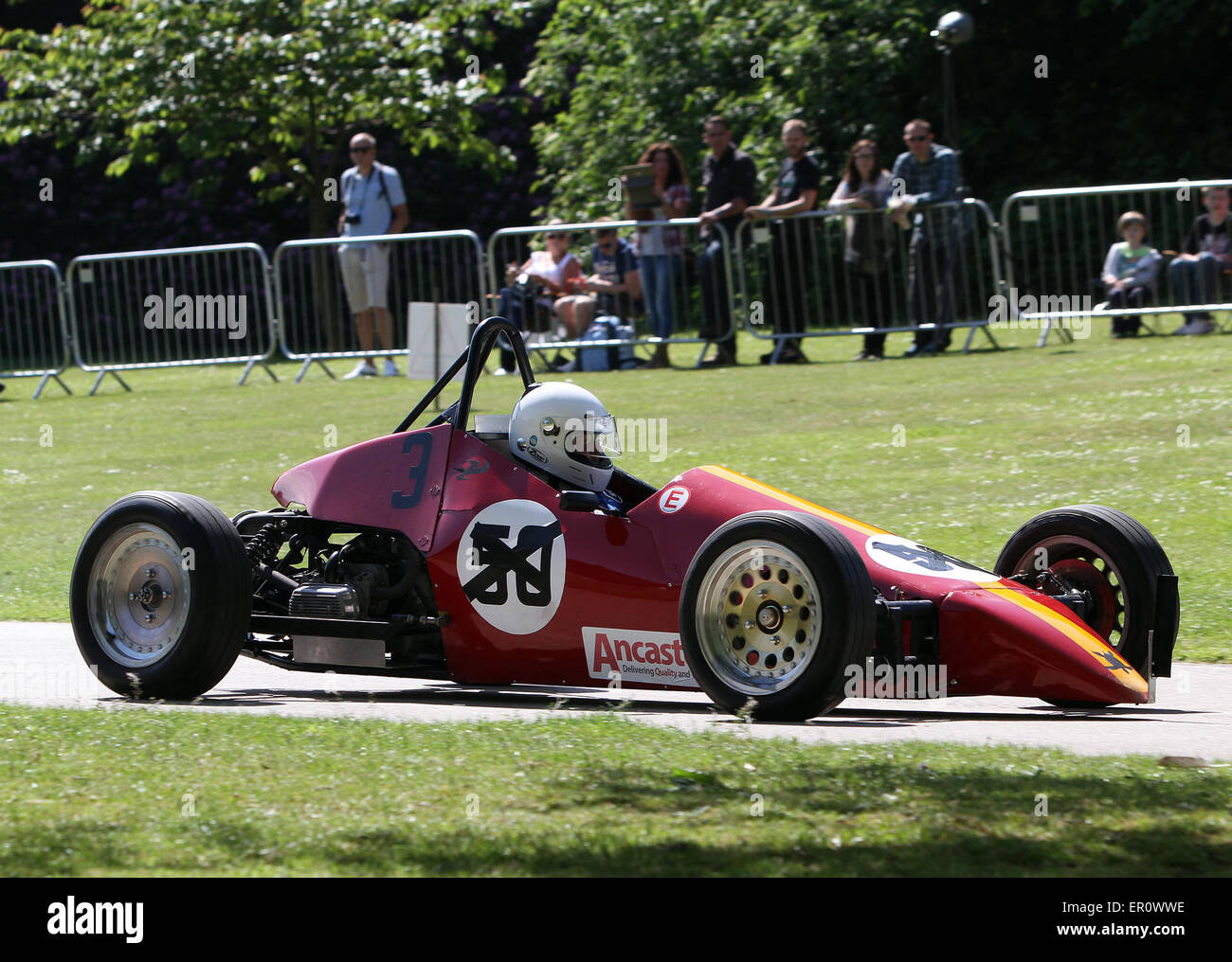 Contestants at this year's motor racing sprint event at Motorsport at the Palace in South London 24.05.2015 Stock Photo