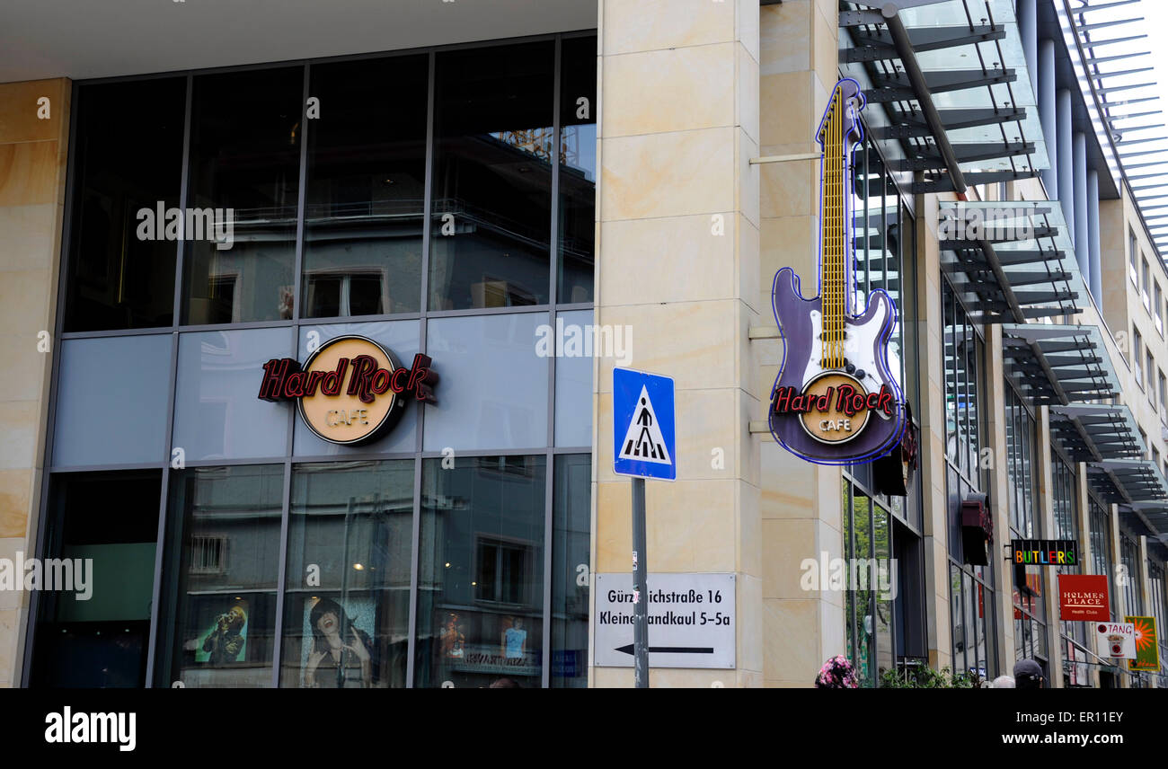 Cologne,Koln,Hard Rock Cafe,Gurzenichstrass,pedestrian zone,North  Rhine-Westphalia,Germany Stock Photo - Alamy