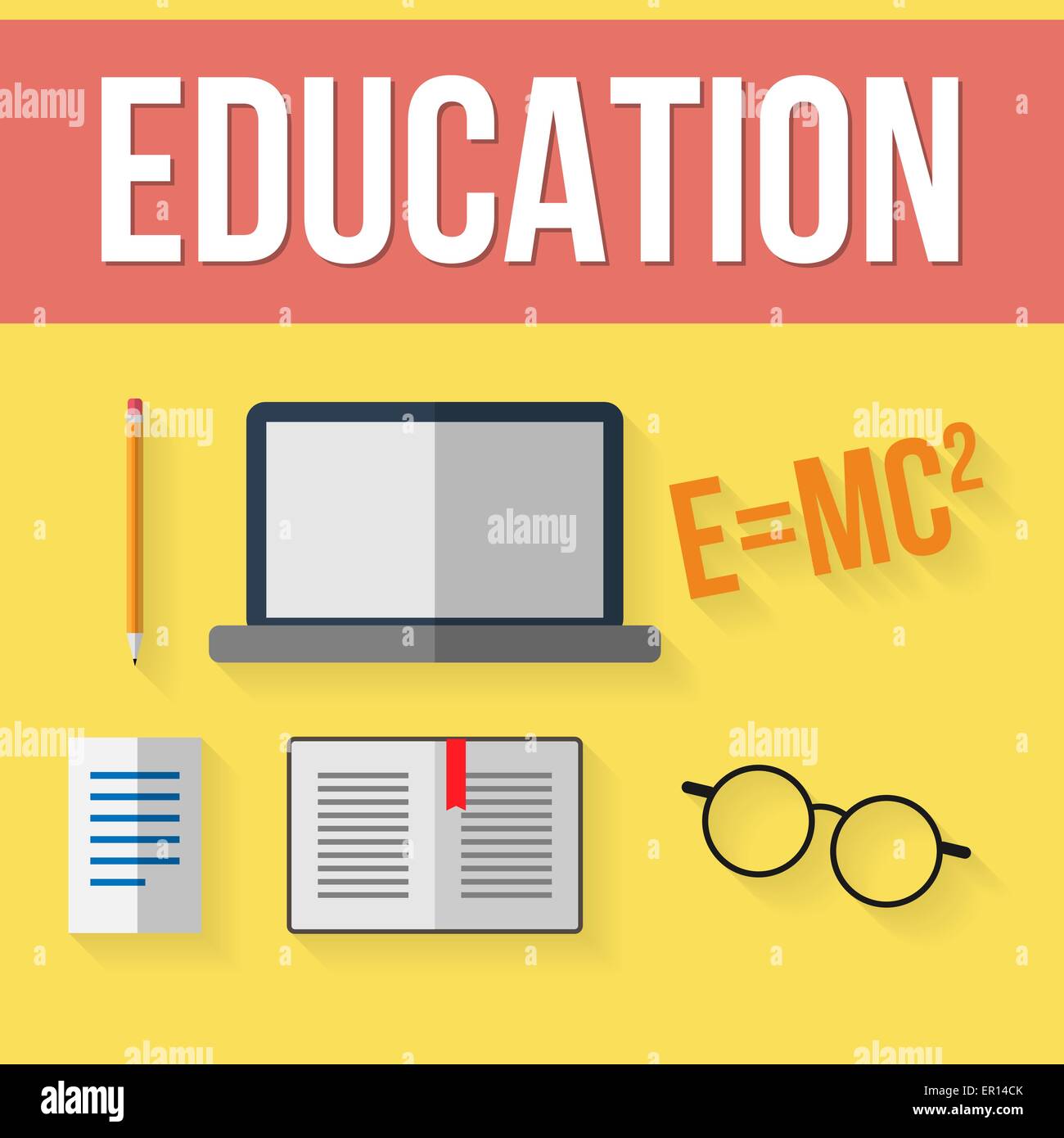 Set of education elements Stock Vector Image & Art - Alamy