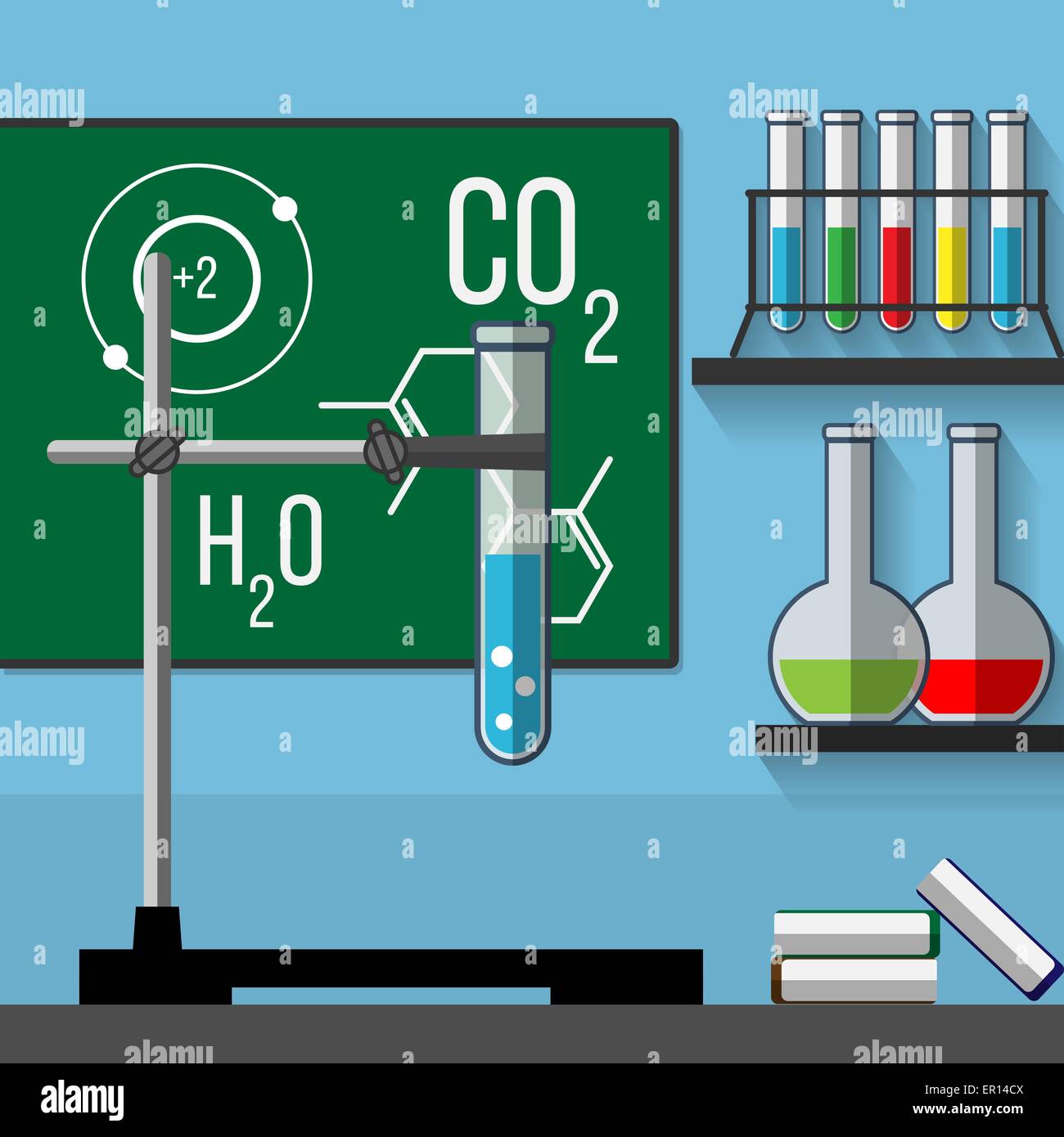 Student measuring science class Stock Vector Images Alamy
