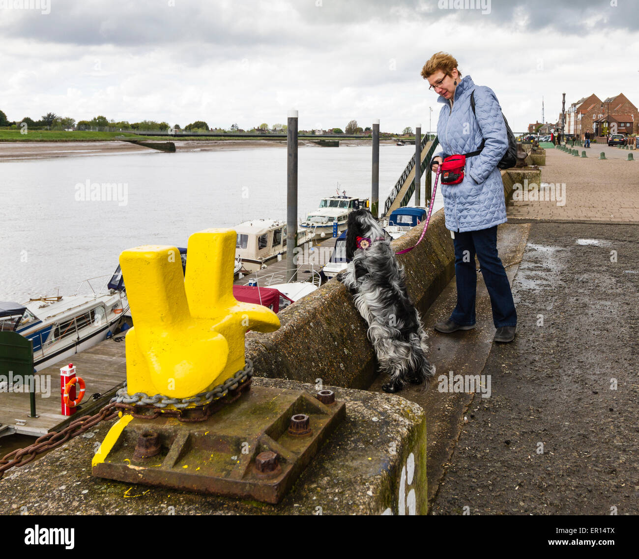 The historic town of King's Lynn in Norfolk is a port where the Great ...