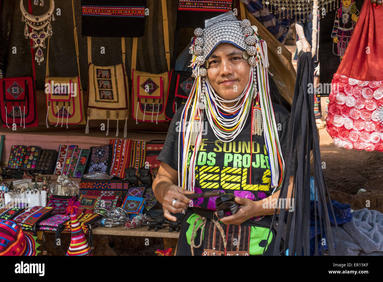 Ahka hill tribe folklore hi-res stock photography and images - Alamy