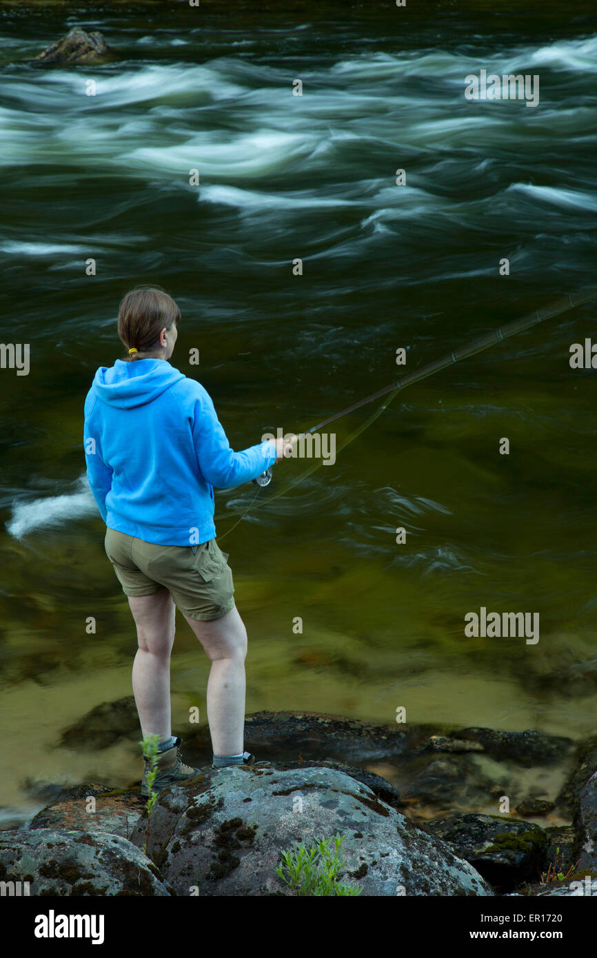 Flyfishing, Lochsa Wild and Scenic River, Northwest Passage Scenic